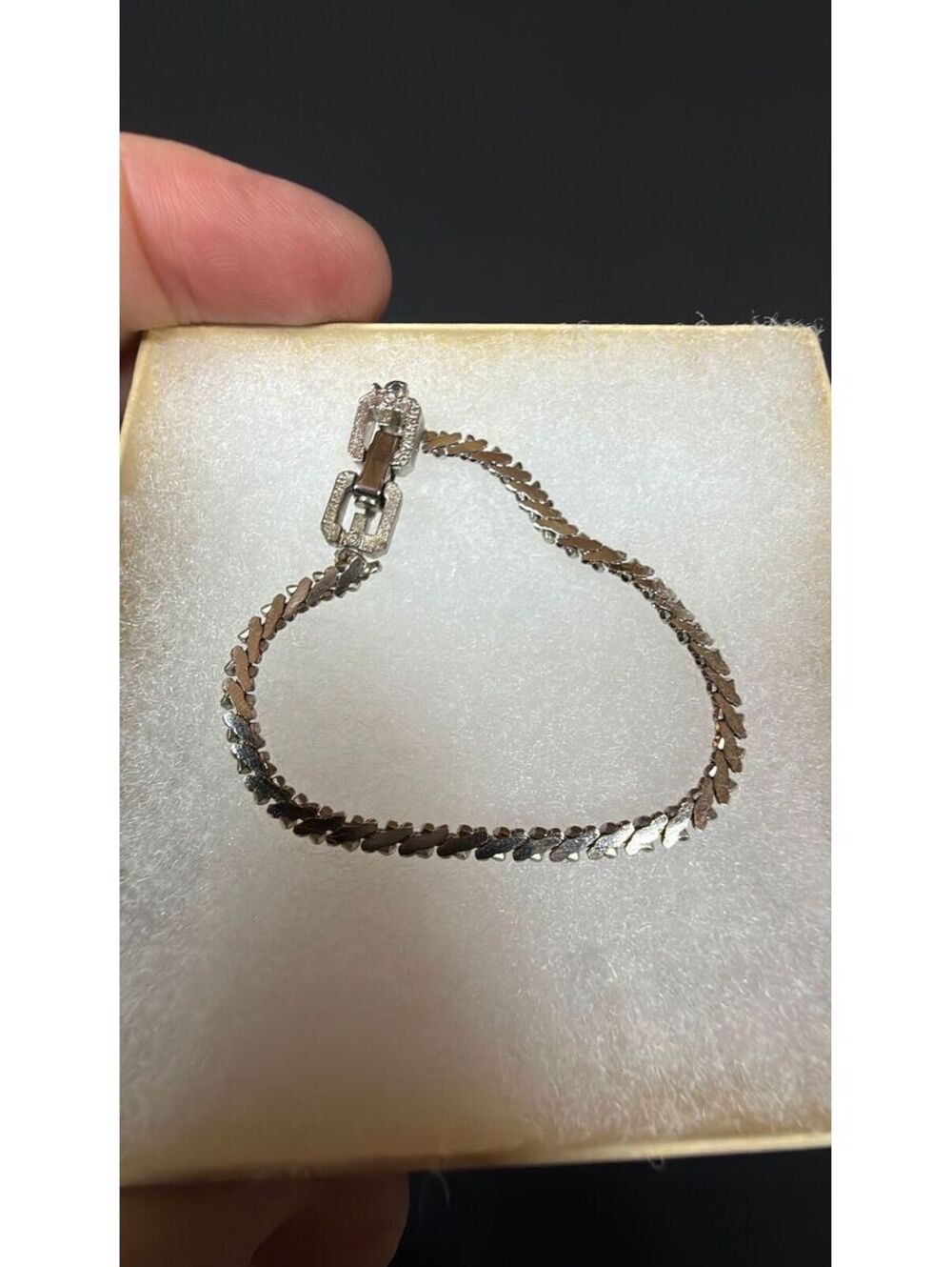 Givenchy Silver Tone Bracelet 6.25” Length